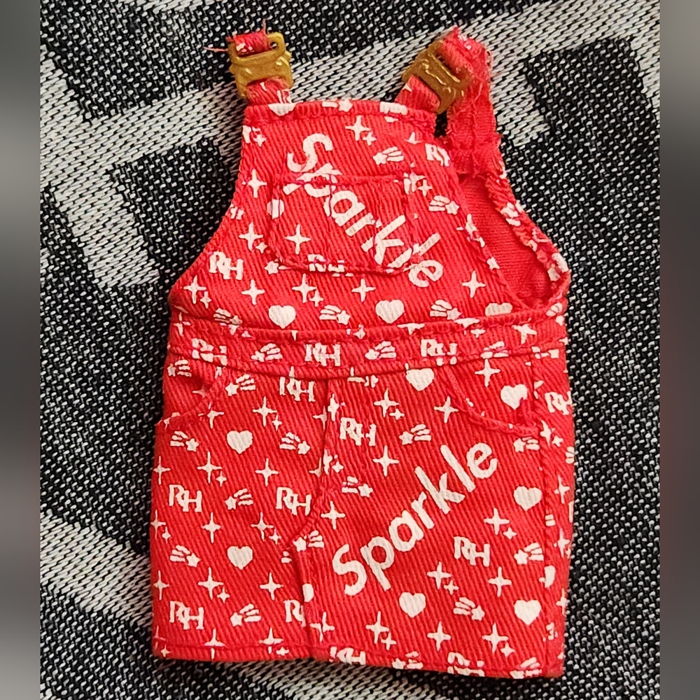 Rainbow High Deluxe Fashion Closet Doll Clothing Red Jumper Dress Skirtalls